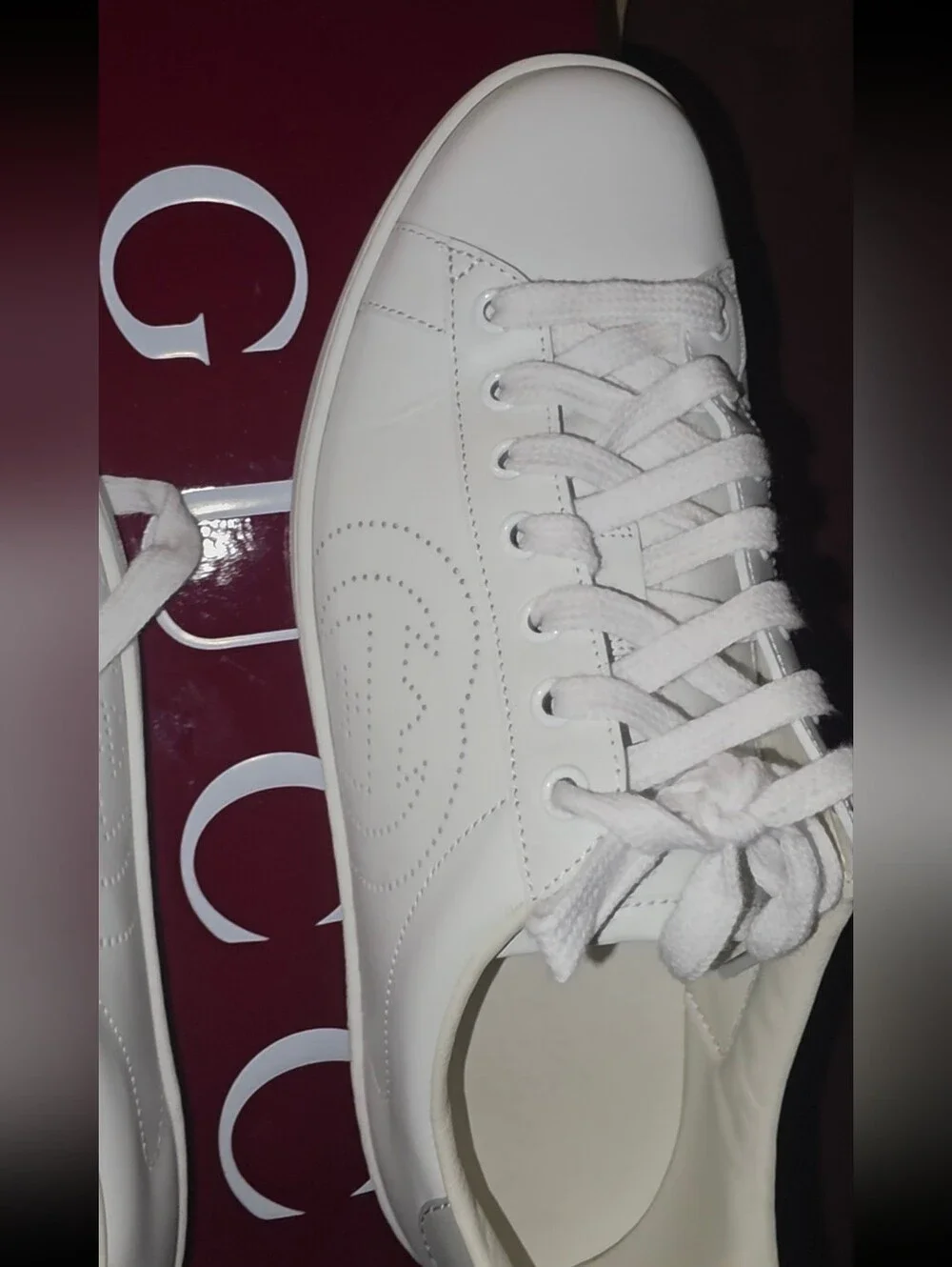 Gucci Ace Interlocking G White Low Sneaker